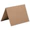 JAM Paper A2 Brown Kraft Recycled Blank Foldover Cards